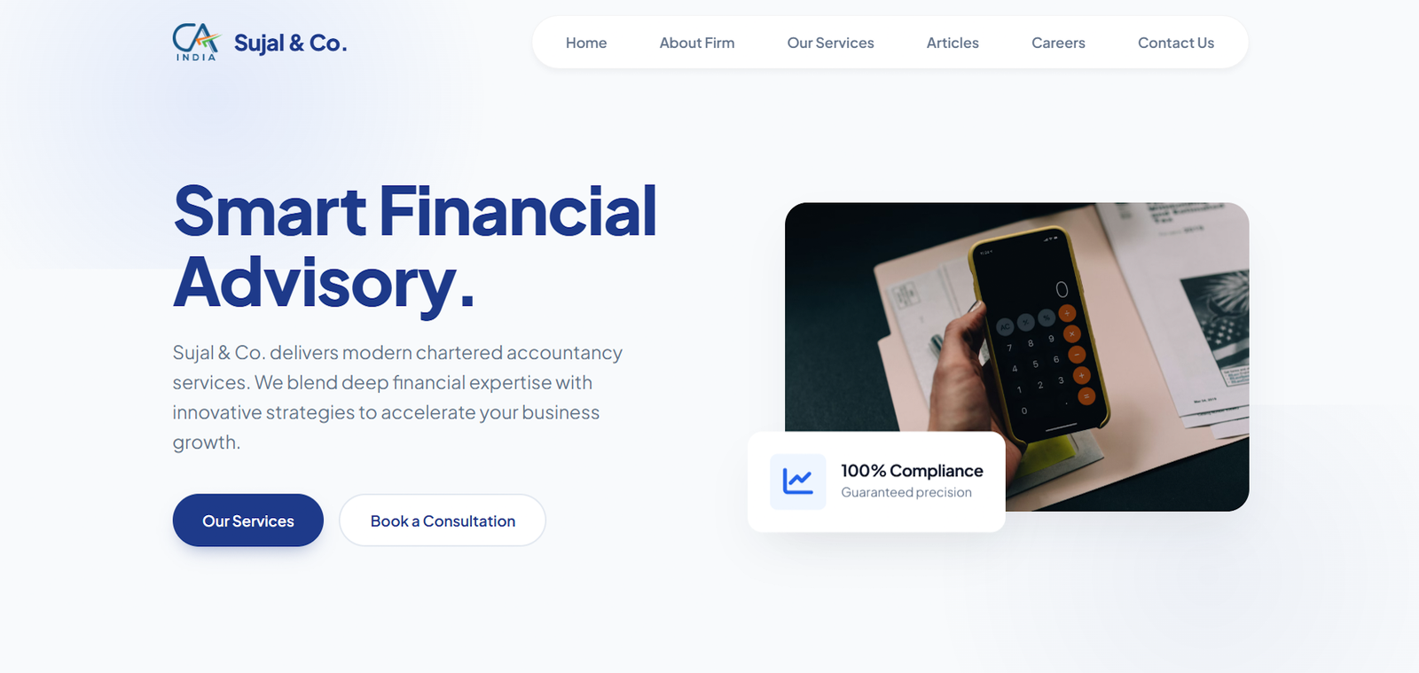 CA Firm Website