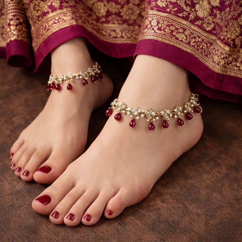 Exquisite Silver Anklet